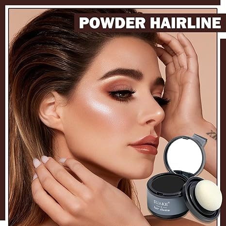 Hairline Root Touch Up Powder – Instant Hair Coverage