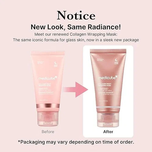 Medicube Collagen Overnight Wrapping Peel Off Facial Mask – Pack of 1