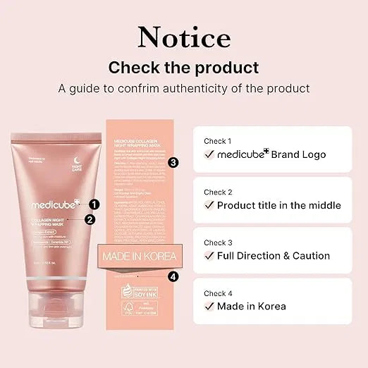 Medicube Collagen Overnight Wrapping Peel Off Facial Mask – Pack of 1